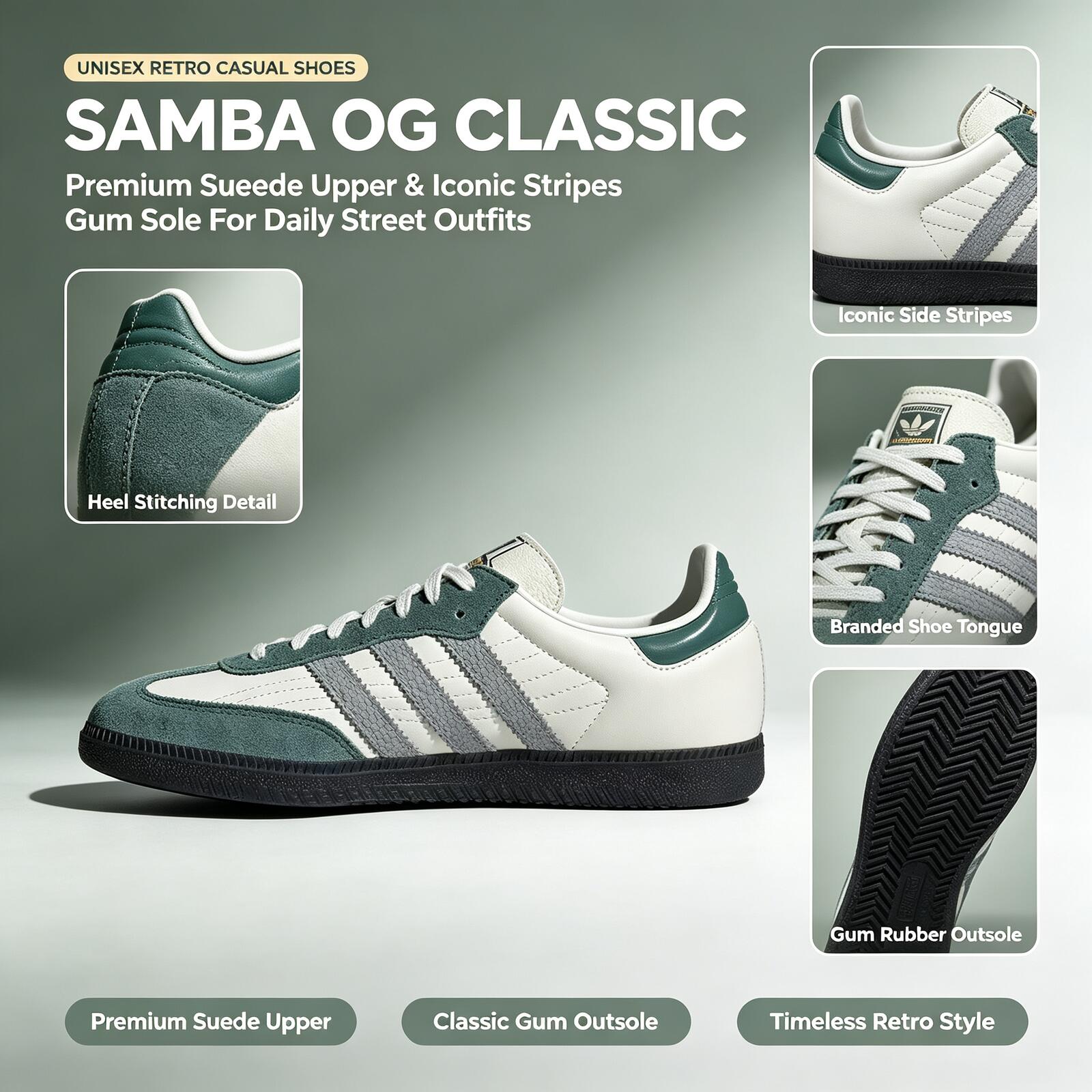 Adidas Shoes Samba - Offizielle Adidas Original Samba JP9222 Leder